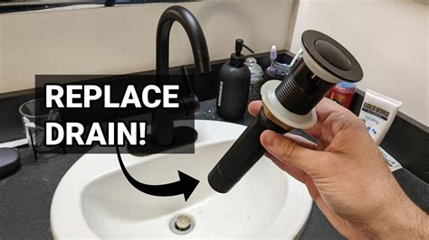 How To Replace A Bathroom Sink Drain Youtube