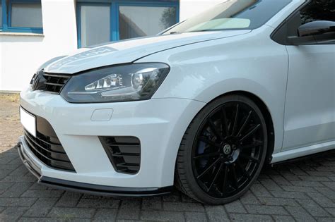 Front Splitter Volkswagen Polo Mk5 R Wrc Gloss Black Our Offer Volkswagen Polo Mk5 2009