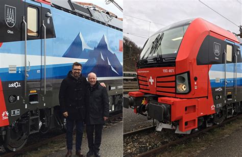 Olten Erste Vectron Lokomotive Von Sbb Cargo International