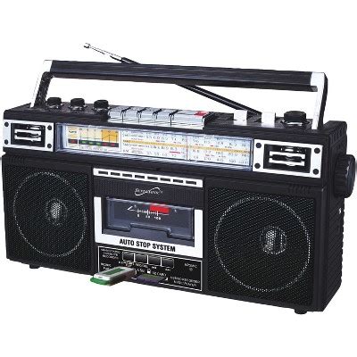 Supersonic® Retro 4-band Radio And Cassette Player With Bluetooth ...