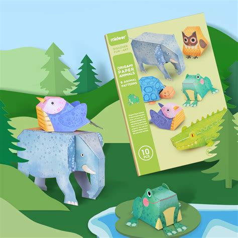 Origami Paper Animals Kit | Engage Kids in Creative Fun – mideerart