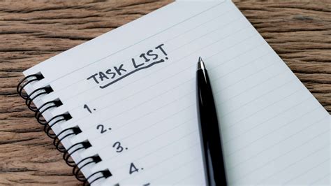 Free Downloadable Task List Template 10 Tips To Manage Your Tasks