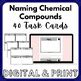 Chemistry Naming Chemical Compounds Task Cards Review Activity