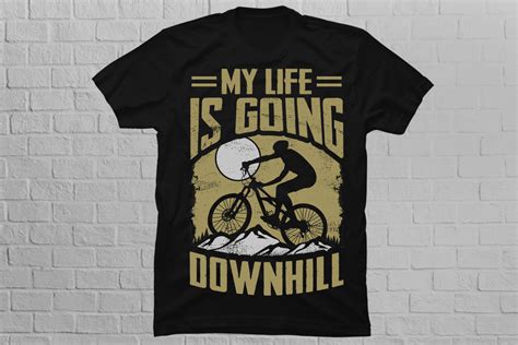 Vintage Mountain Biking T Shirt Design Graphic By Eyashin0058