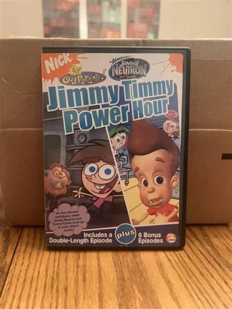 THE JIMMY TIMMY Power Hour DVD 2004 avec étui parents assez étranges et