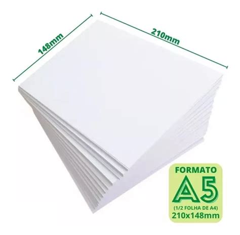 Papel Offset Branco A5 75g Sulfite 2000 Folhas Frete grátis