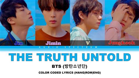 Bts The Truth Untold Feat Steve Aoki Color Coded