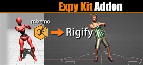 Blender Expy Kit Addon Easy Mixamo To Rigify Retargeting Blendernation