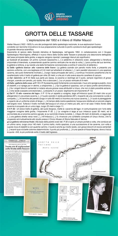 La Grotta Delle Tassare A Monte Nerone Gruppo Speleologico Urbinate