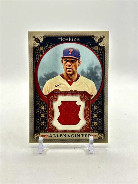 2023 Allen Ginter AGRB RH Rhys Hoskins Patch Relic Card Phillies EBay