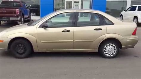 Gold 2002 Ford Focus Se Compact Sedan At Scougall Motors In Fort