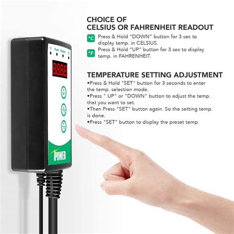 Ipower Digital Heat Mat Thermostat Controller For Seed