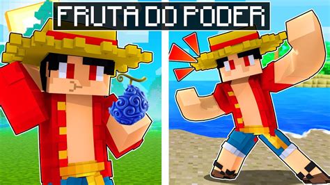 P Dru Comeu Uma Fruta E Ganhou Poderes No Minecraft Youtube