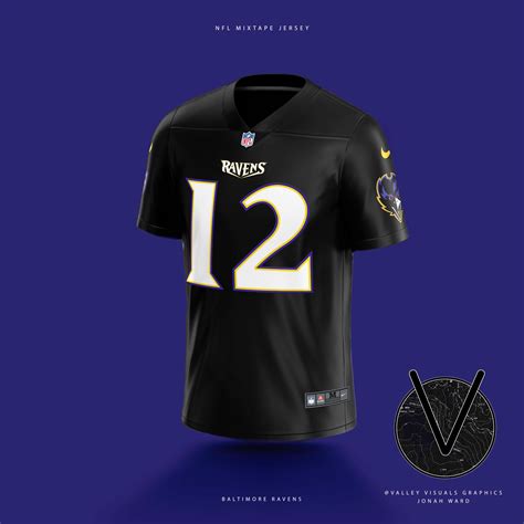 Baltimore Ravens Mixtape Edition Jersey, I am creating one for every ...