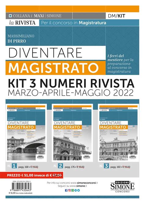 Concorso Magistratura Libri Di Preparazione Edizioni Simone