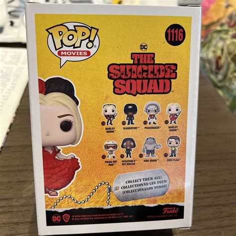 Funko Pop Movies The Suicide Squad Amazon Exclusive Harley Quinn Dress 1116 Ebay