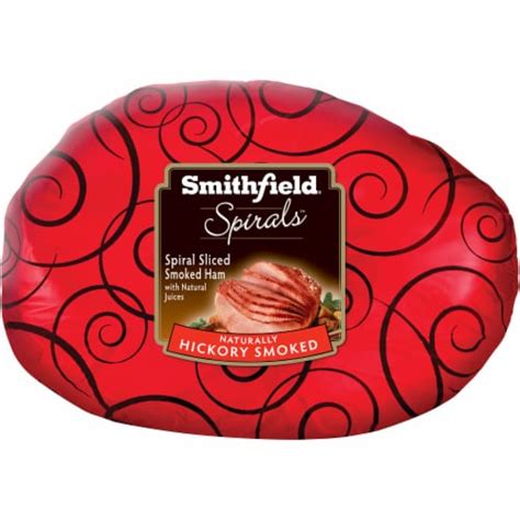 Smithfield Spirals Naturally Hickory Smoked Spiral Sliced Ham 1 Lb