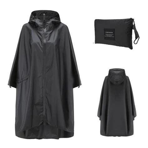 Poncho Pluie Manteau De Pluie Observateur Et Respirant Pour Femme Et