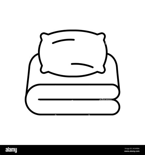 Bed Pillow Clipart Black And White