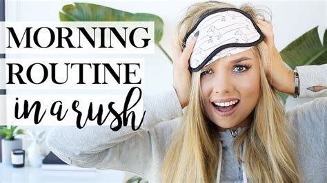 Morning Routine In A Rush Hacks For A Fast Morning Routine Youtube