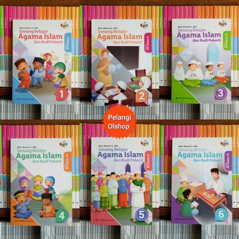 Jual BUKU SENANG BELAJAR AGAMA ISLAM DAN BUDI PEKERTI SD MI KELAS 1 2 3