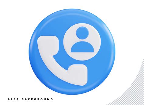 Contact Phone Call And User With 3d Icon Graphic By Crop3dbusiness