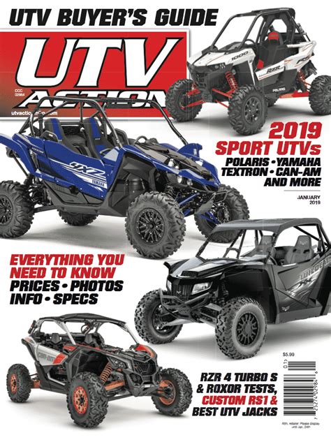 NEW JANUARY 2019 ISSUE IS HERE UTV Action Magazine