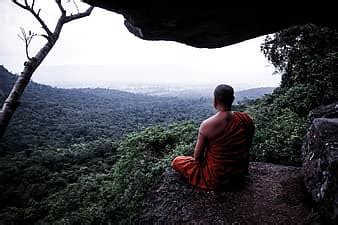 Monk Hands Zen Faith Person Male Pray Religion Man Mysterious