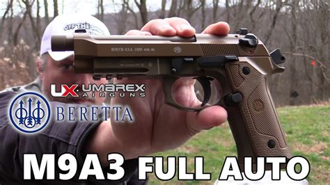 Umarex Beretta M9A3 FULL AUTO Air Pistol YouTube