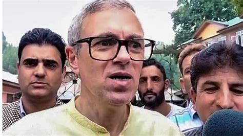 Omar Abdullah To Fight J K Assembly Polls From Ganderbal Seat India News The Indian Express