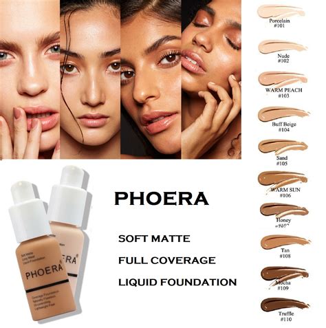 Phoera® Soft Matte Liquid Foundation 30ml Mb Bright