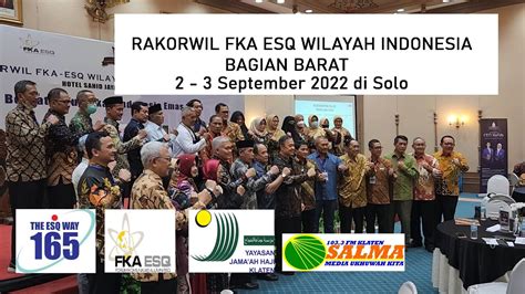 Esq Dr Ary Ginanjar Rakorwil Fka Wilayah Indonesia Bg Barat Di