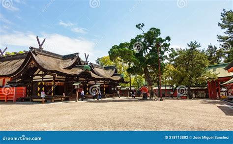 osaka japan april   buddhist  shinto sacred temple