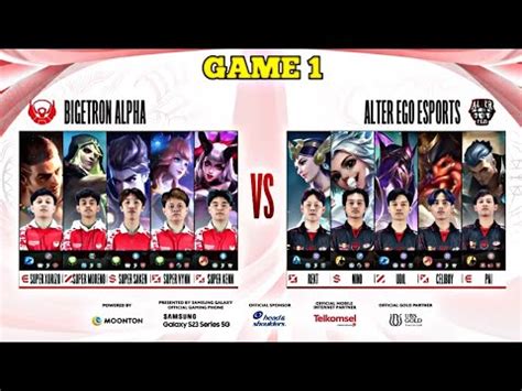 Mpl S Bigetron Alpha Vs Alter Ego Game Day Week Mobile