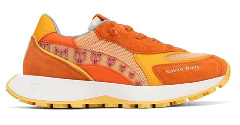 Naked Wolfe Porter Nylon Mesh Sunset In Orange Lyst UK