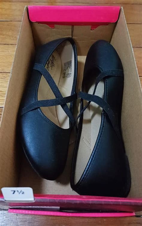 Dexflex Comfort Black Shoes Womens Fashion Footwear Flats And Sandals