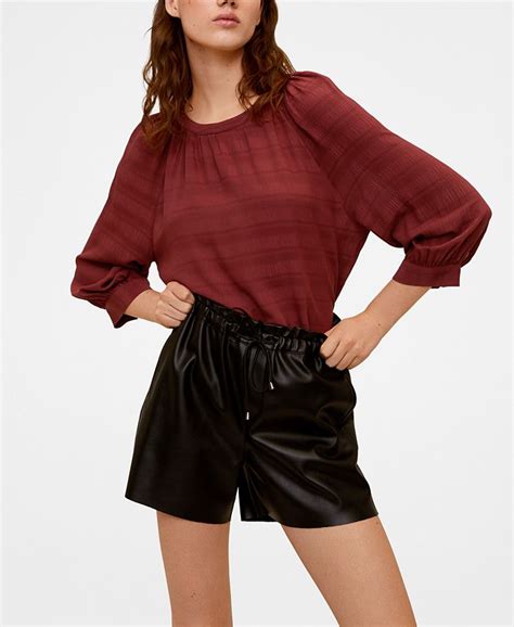 Mango Puffed Sleeves Blouse Macys