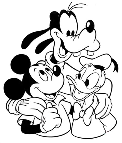 Dibujos Para Colorear Mickey Mouse Imprimible Gratis Para Los Ni Os