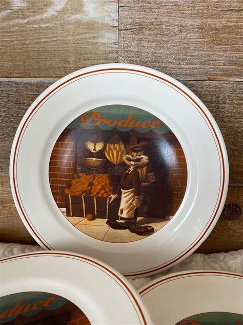 Bugs Bunny Plate Set Vintage Decor From Memories Ago