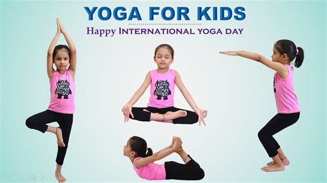 Easy Yoga Poses for Kids | Happy international yoga day | Basic yoga poses - Women Division