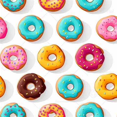 Premium Ai Image A Close Up Of A Bunch Of Different Colored Donuts On