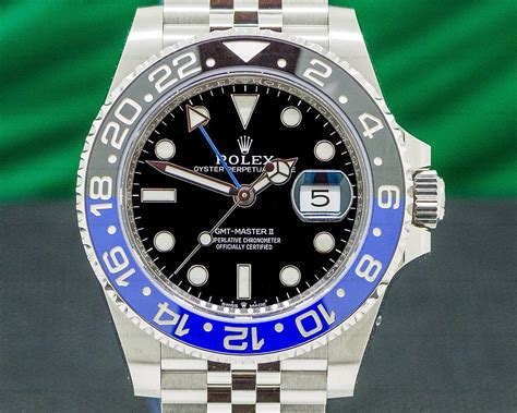 Rolex Blnr Gmt Master Ii Ceramic Batman Ss Jubilee