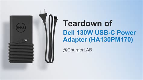 Teardown Of Dell W Usb C Power Adapter Ha Pm Chargerlab