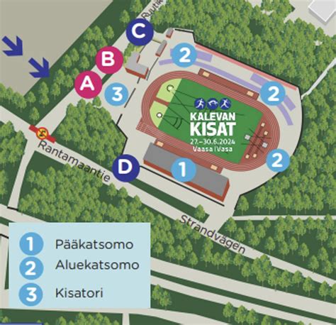 Lipunmyynti Kalevan Kisat 2024 Vaasa