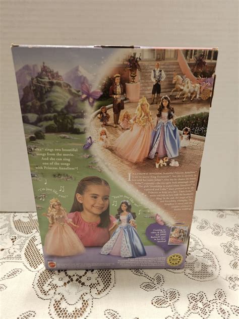 Rare Nrfb Barbie Princess And The Pauper Singing Erika Doll With