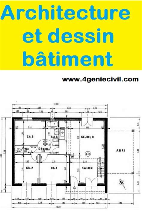 Architecture et dessin bâtiment pdf in 2024 Civil engineering