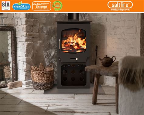 Saltfire St X Tall Multifuel Stove Gas Stoves