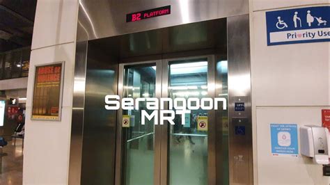 Serangoon Mrt Stn Toshiba Lift Ccl Platform Youtube