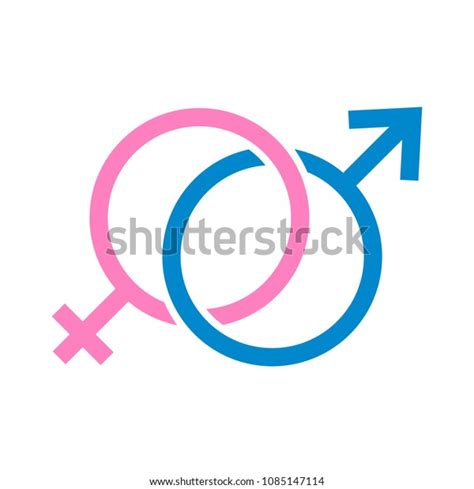 Love Illustration Male Female Sex Symbol Vector De Stock Libre De