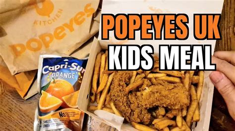 Popeyes Kids Meal: A Scrumptious Treat for Little Taste Buds